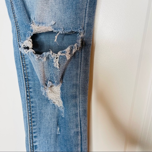 Eight Two Light Blue Distressed Jeans - Picture 4 of 5